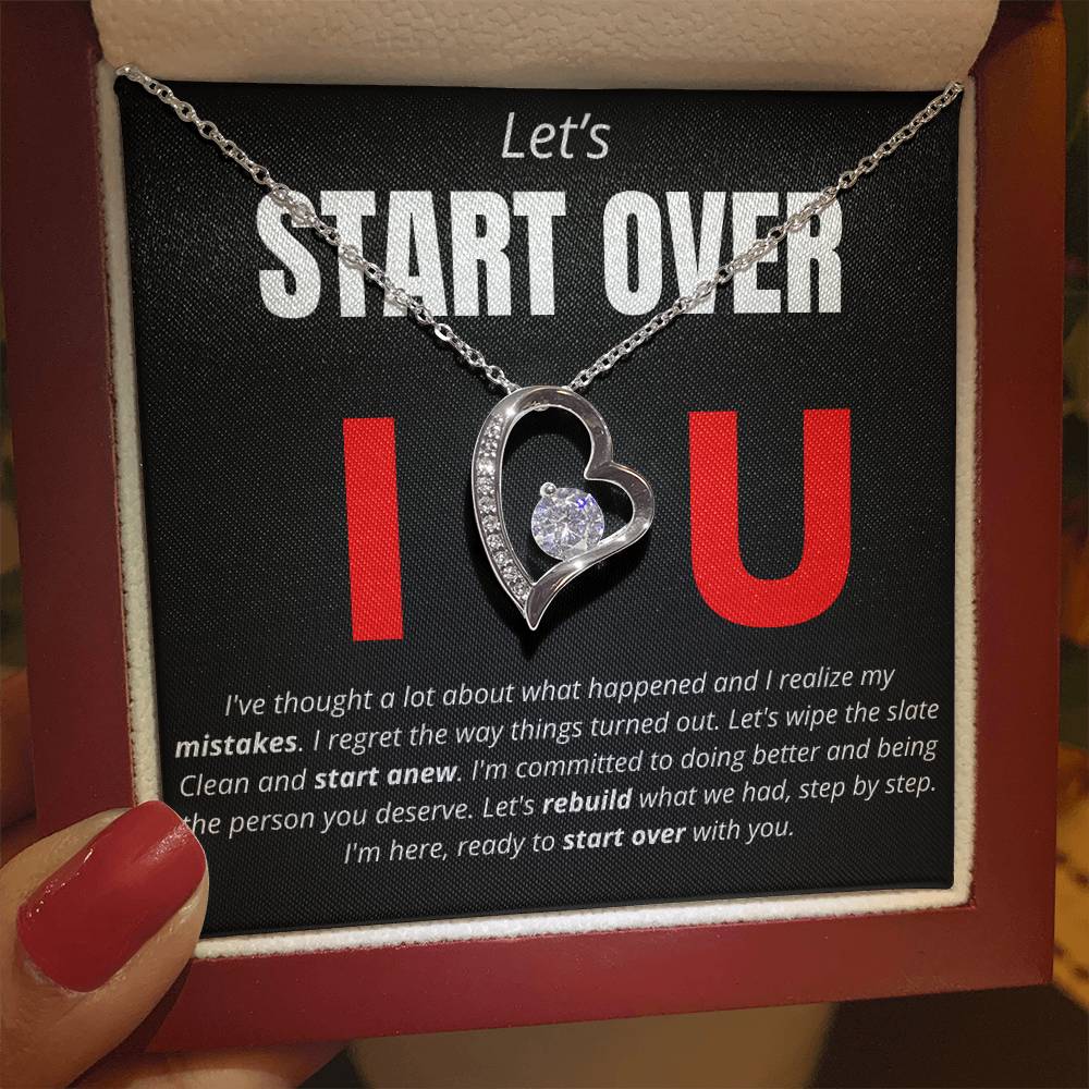 Let's Start Over - Forever Love Necklace