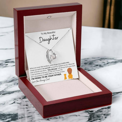 (Almost Sold Out) To My Beautiful Daughter, I'm Proud To Be Your Father - Charming Family Gift