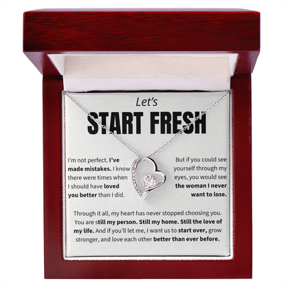 Let's Start Fresh - Forever Love Necklace