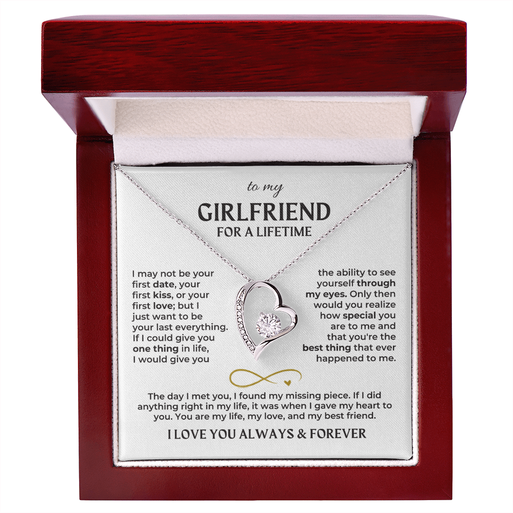 To My Girlfriend – Forever Love Necklace Gift Set