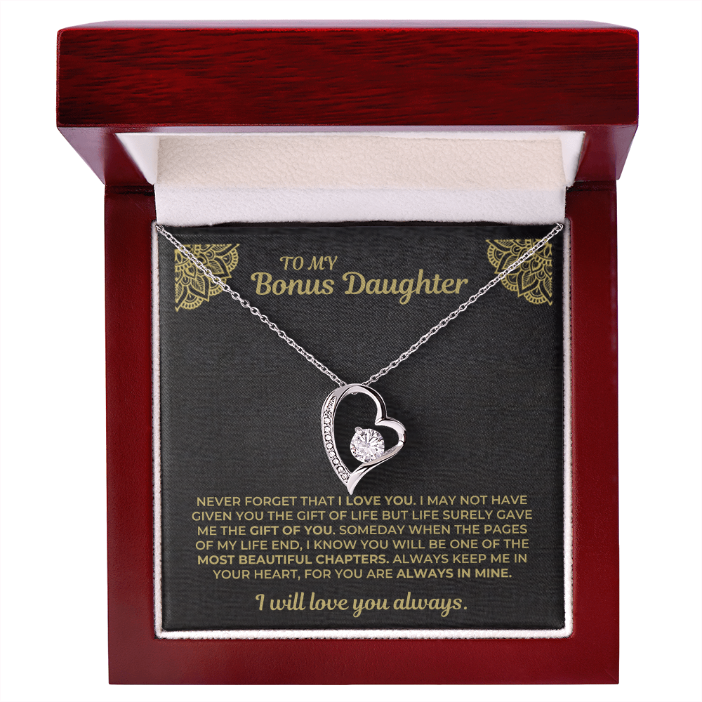 To My Bonus Daughter - Never Forget That I Love You - Gift Set