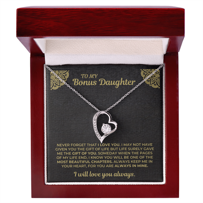 To My Bonus Daughter - Never Forget That I Love You - Gift Set
