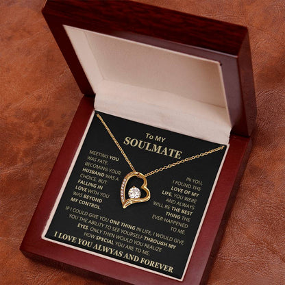 To My Soulmate - Forever Love Necklace