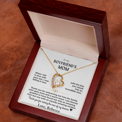 To My Boyfriend's Mom - Forever Love Gift Set Personalized