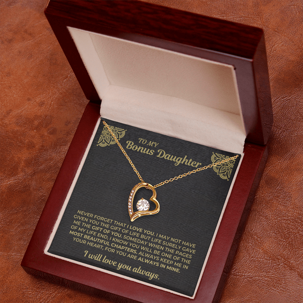 To My Bonus Daughter - Never Forget That I Love You - Gift Set
