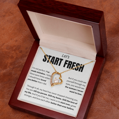 Let's Start Fresh - Forever Love Necklace
