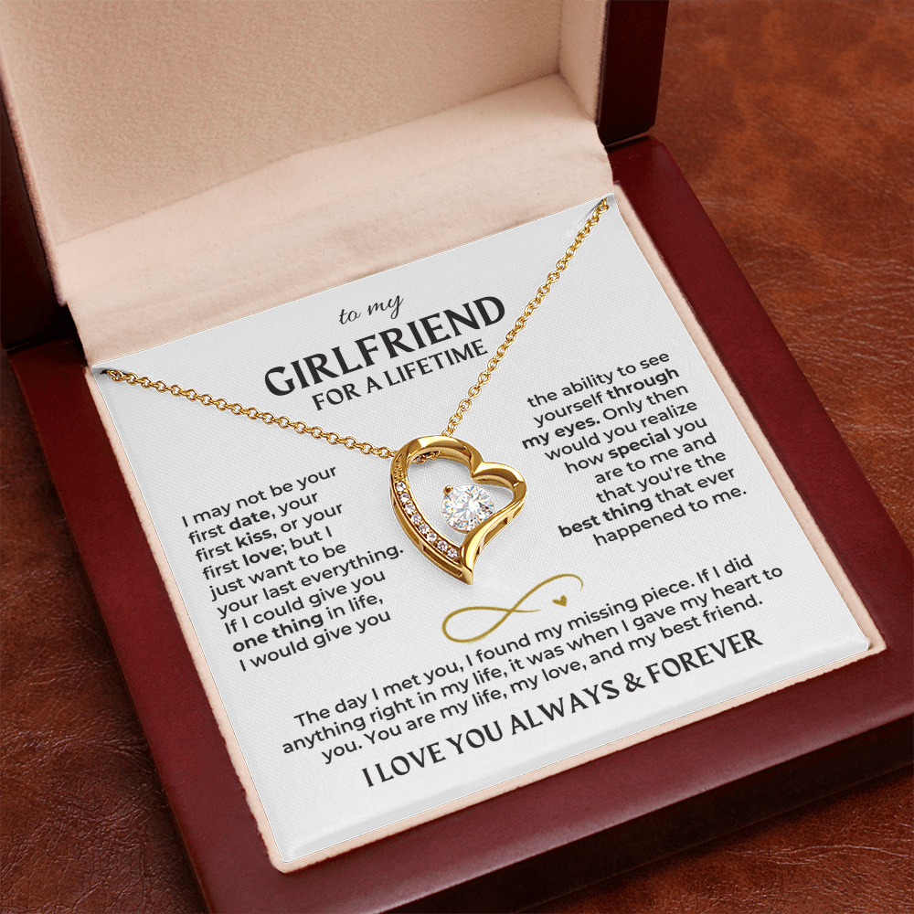 To My Girlfriend – Forever Love Necklace Gift Set