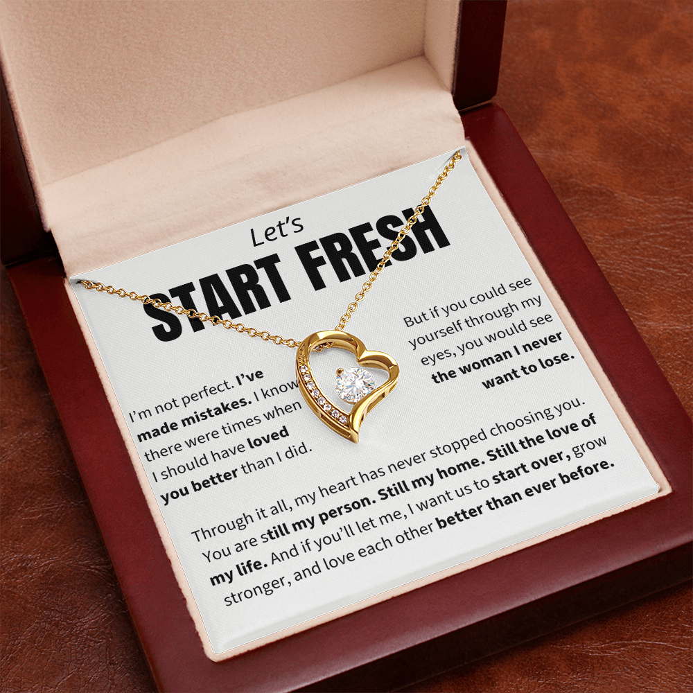 Let's Start Fresh - Forever Love Necklace