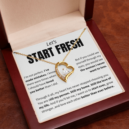 Let's Start Fresh - Forever Love Necklace