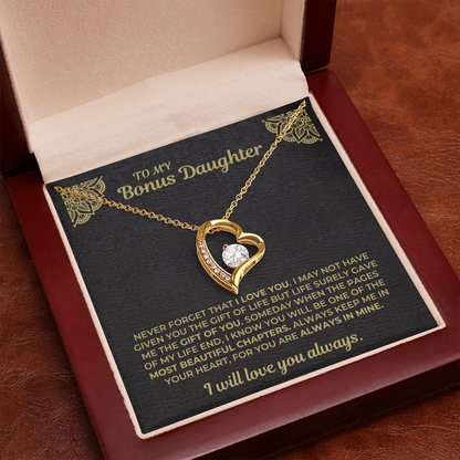 To My Bonus Daughter - Never Forget That I Love You - Gift Set