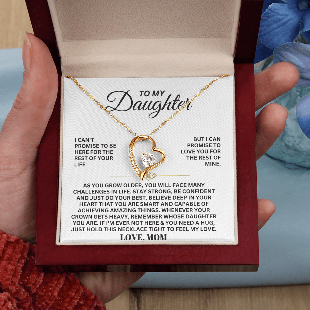 To My Daughter - Love, Mom - Beautiful Forever Love Gift Set