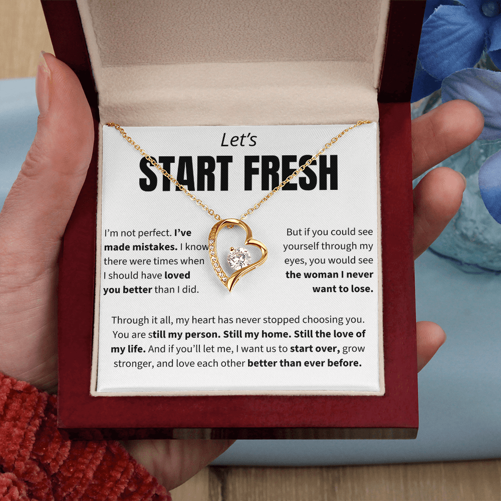 Let's Start Fresh - Forever Love Necklace