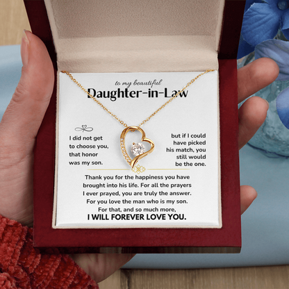 To My Daughter-In-Law - Forever Love Gift Set