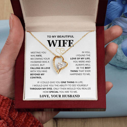 Husband to Wife "Meeting You Was Fate" Necklace