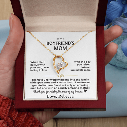To My Boyfriend's Mom - Forever Love Gift Set Personalized