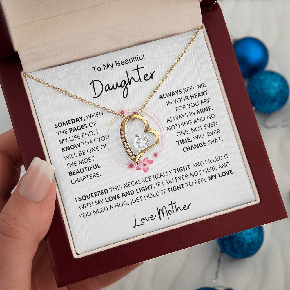 Sentimental Mother-Daughter Gift - "Keep Me in Your Heart" Charm