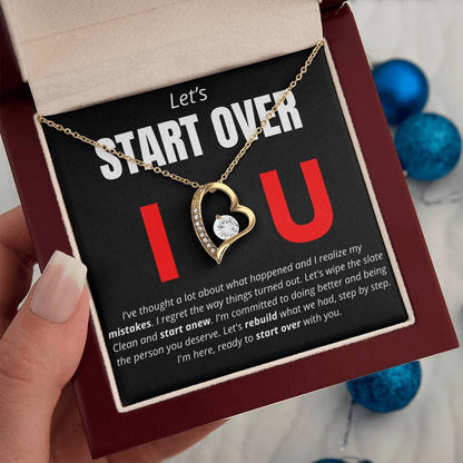 Let's Start Over - Forever Love Necklace