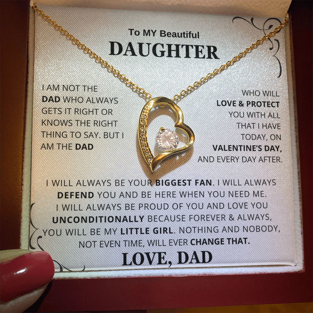 To My Daughter – Love You Forever Necklace Gift Set CFG559