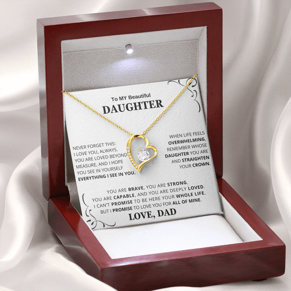 To My Daughter – Love You Forever Necklace Gift Set CFG659