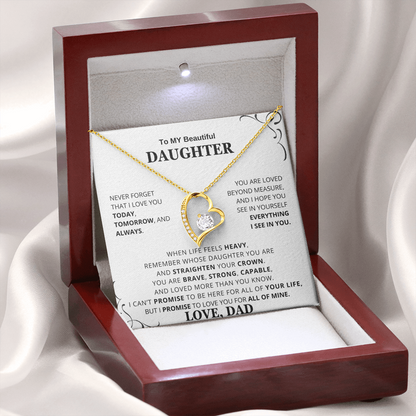 To My Daughter – Love You Forever Necklace Gift Set CFG6662