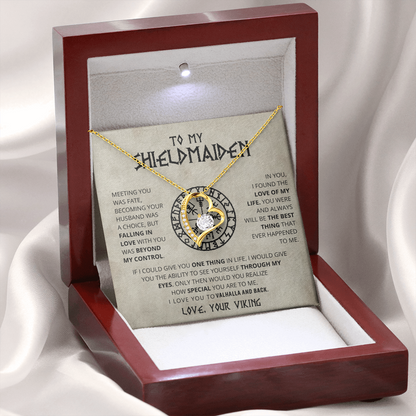 To My Shieldmaiden - Forever Love Necklace Gift Set CFG709