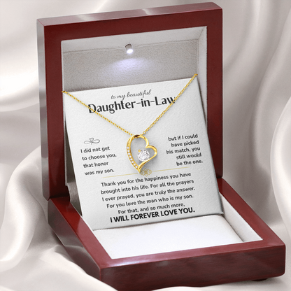 To My Daughter-In-Law - Forever Love Gift Set