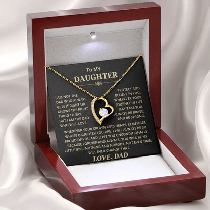 Daughter Gift From Dad, "I am Not The Dad Who Always Gets it Right"
