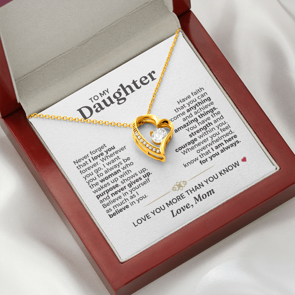 To My Daughter - Mom - Love You More Than You Know - Gift Set - CGS604M