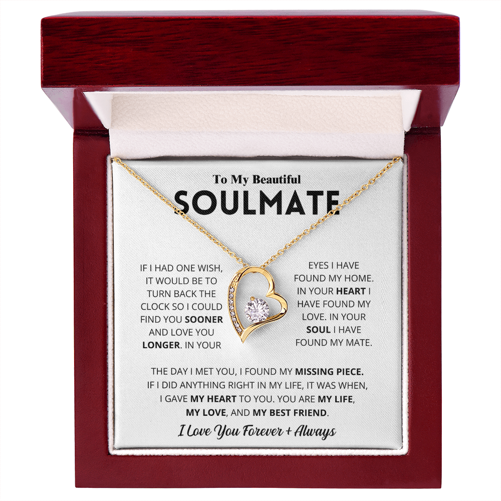 To My Beautiful Soulmate Necklace
