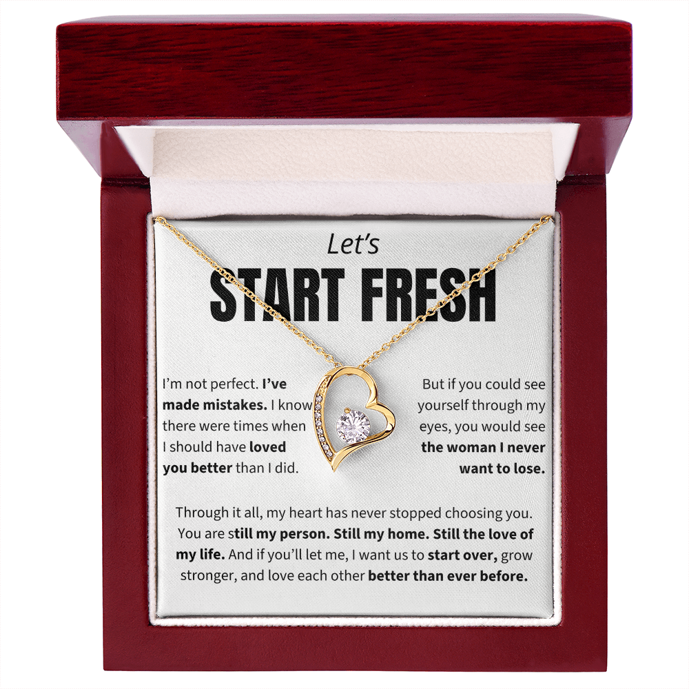Let's Start Fresh - Forever Love Necklace