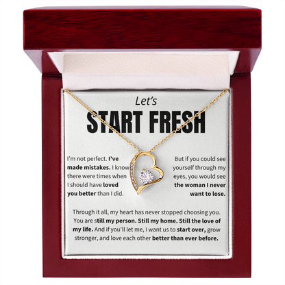 Let's Start Fresh - Forever Love Necklace