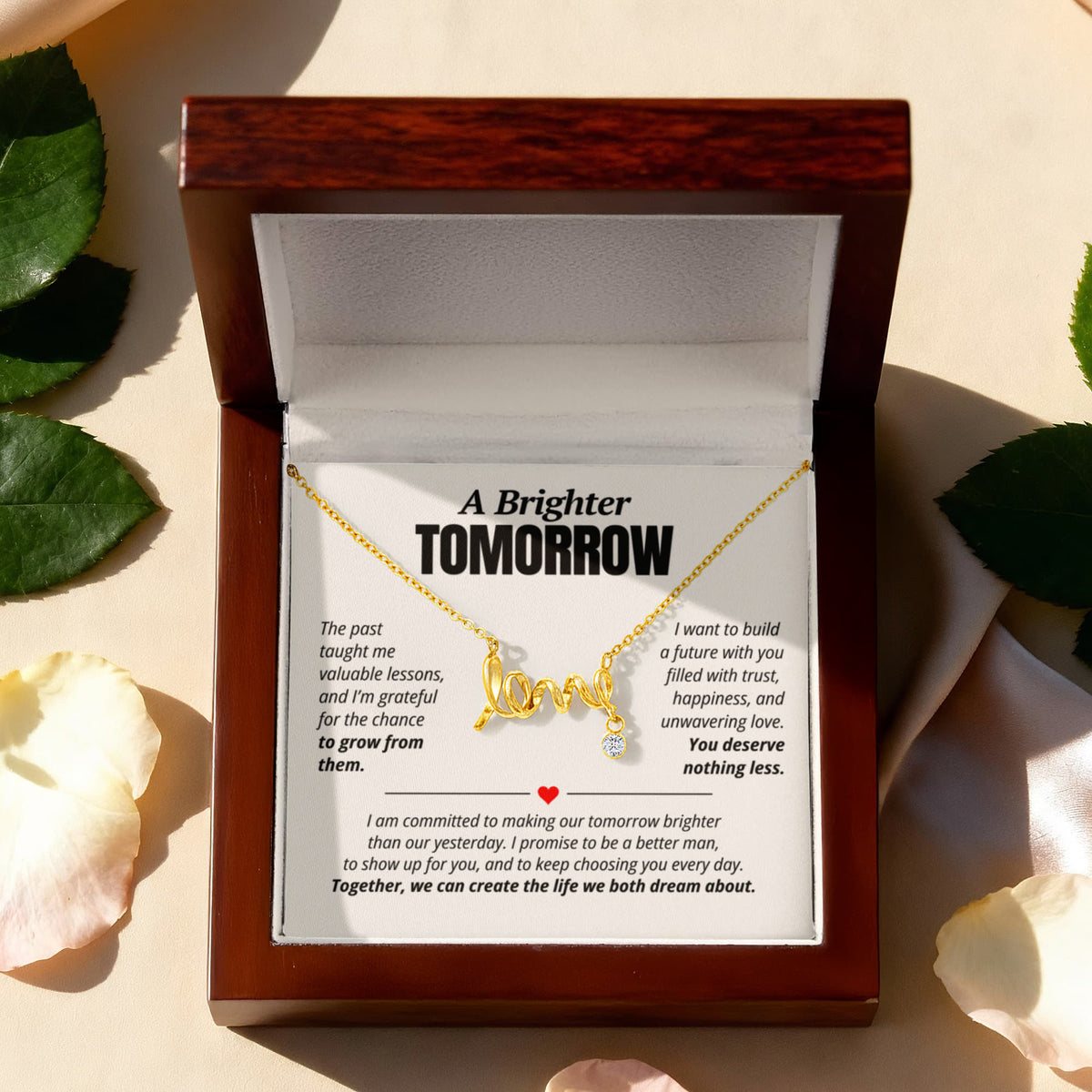 A Brighter Tomorrow Love Necklace for Her – Relationship Reconciliation Gift