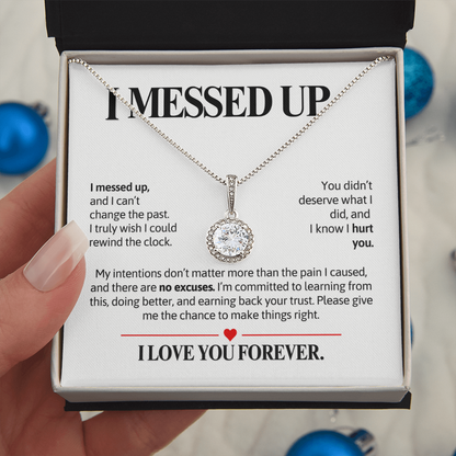 I Messed Up Necklace for Her – I'm Sorry Halo Necklace Apology Gift