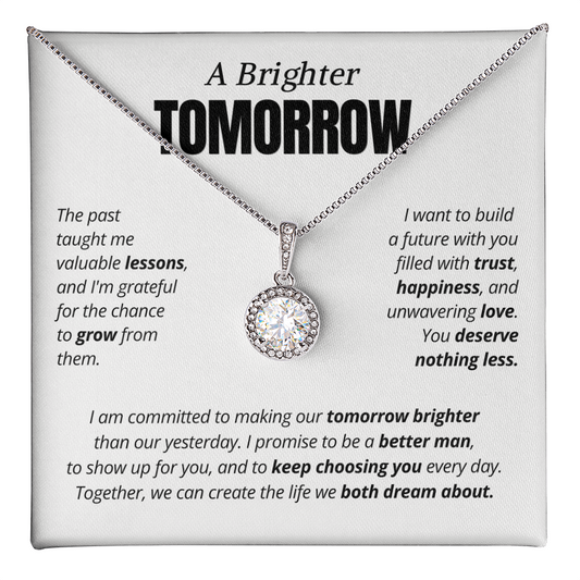 A Brighter Tomorrow Necklace for Her – Second Chance Reconciliation Gift