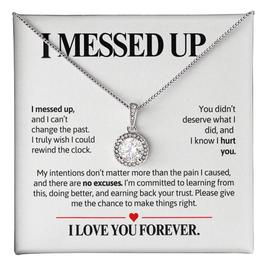 I Messed Up Necklace for Her – I'm Sorry Halo Necklace Apology Gift