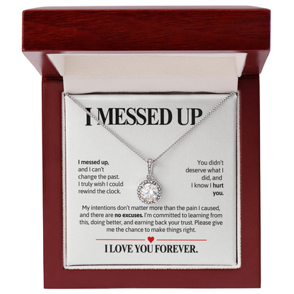 I Messed Up Necklace for Her – I'm Sorry Halo Necklace Apology Gift
