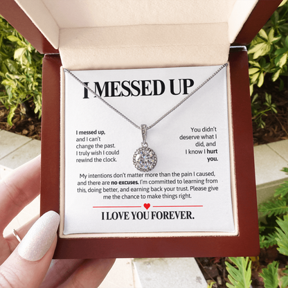 I Messed Up Necklace for Her – I'm Sorry Halo Necklace Apology Gift