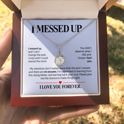 I Messed Up Necklace for Her – I'm Sorry Halo Necklace Apology Gift