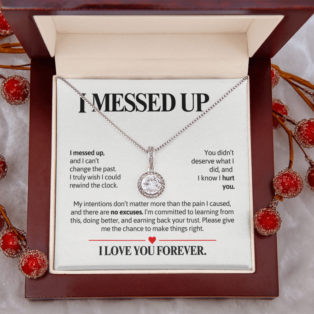 I Messed Up Necklace for Her – I'm Sorry Halo Necklace Apology Gift