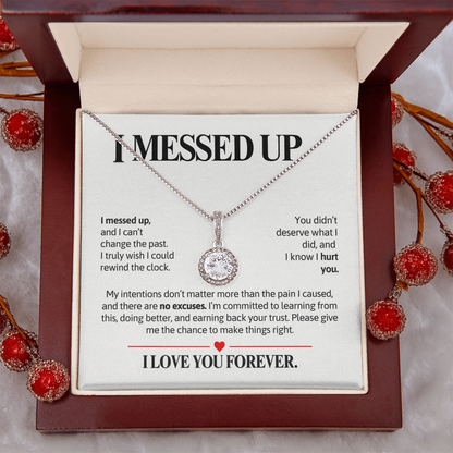 I Messed Up Necklace for Her – I'm Sorry Halo Necklace Apology Gift