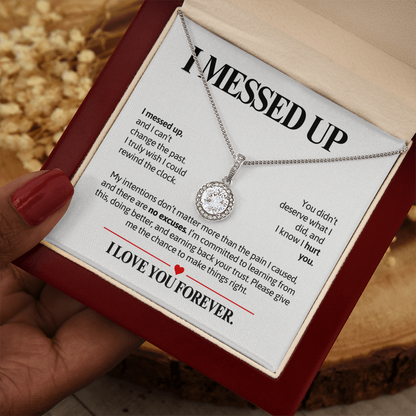 I Messed Up Necklace for Her – I'm Sorry Halo Necklace Apology Gift