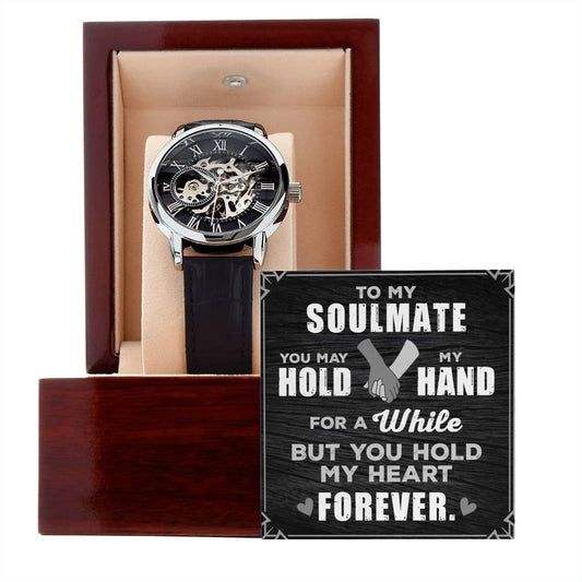 You May Hold My Hand for a while - But you Hold My Heart Forever - Charming Family Gift