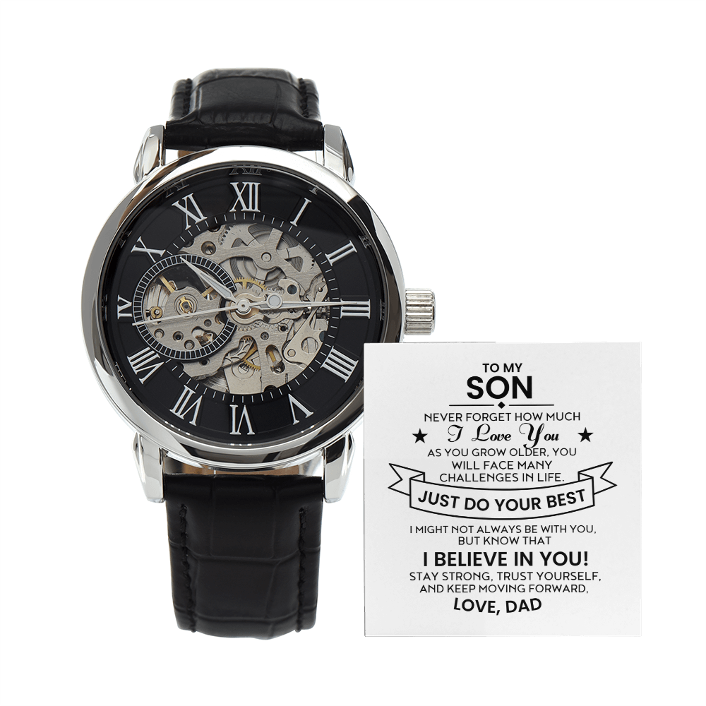 To My Son - Luxury Watch Gift Set