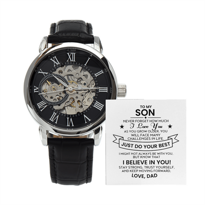 To My Son - Luxury Watch Gift Set