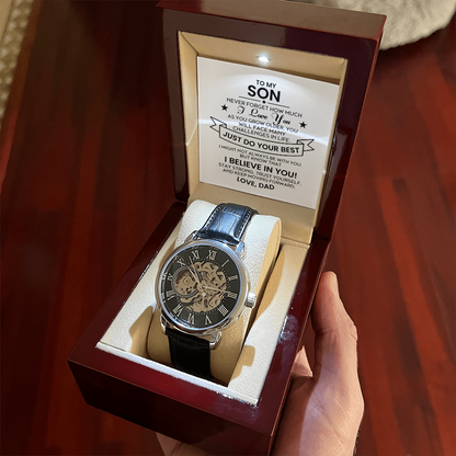 To My Son - Luxury Watch Gift Set