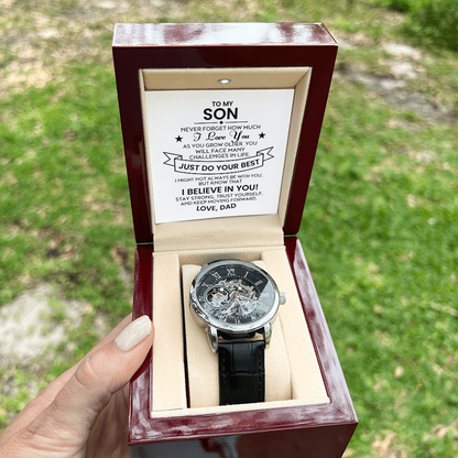 To My Son - Luxury Watch Gift Set