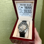To My Dad From Son Skeleton Watch