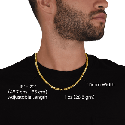 To My Dad (I Am Who I am) Necklace