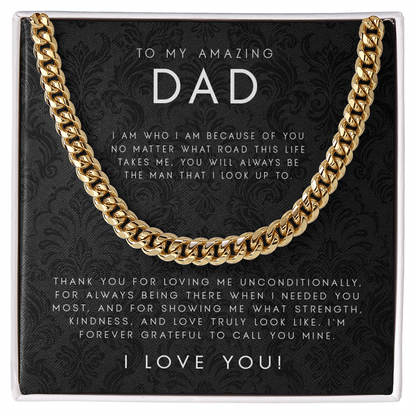 To My Dad (I Am Who I am) Necklace