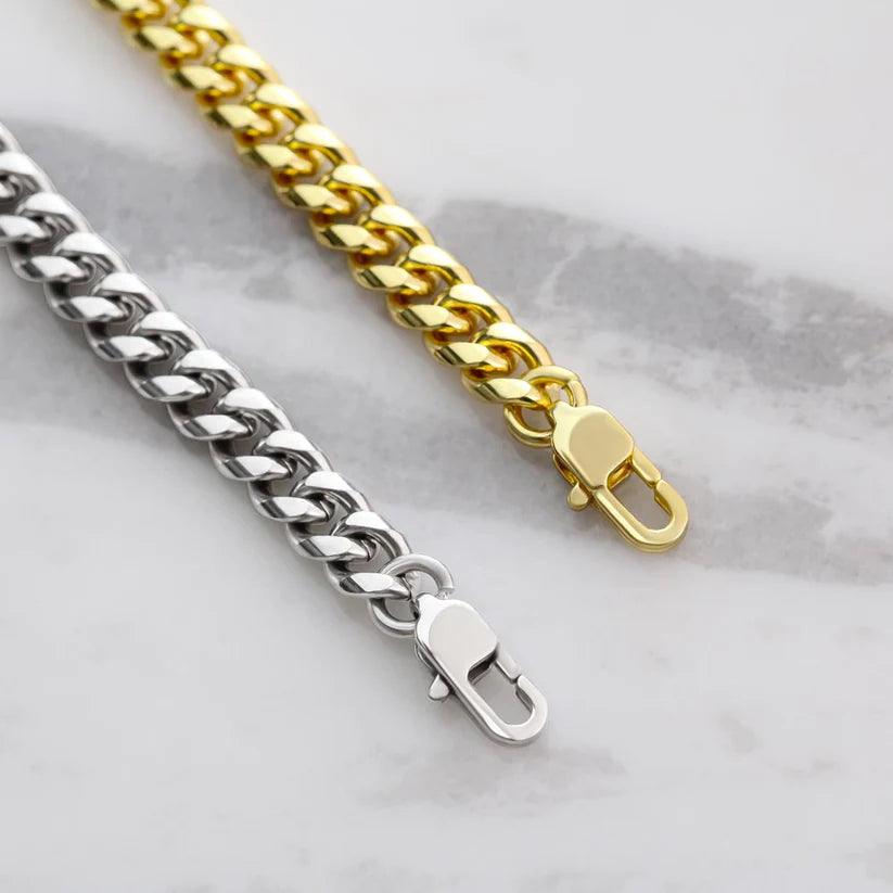 [Almost Sold Out] Husband - Straighten Your Crown - Cuban Link Chain - Charming Family Gift